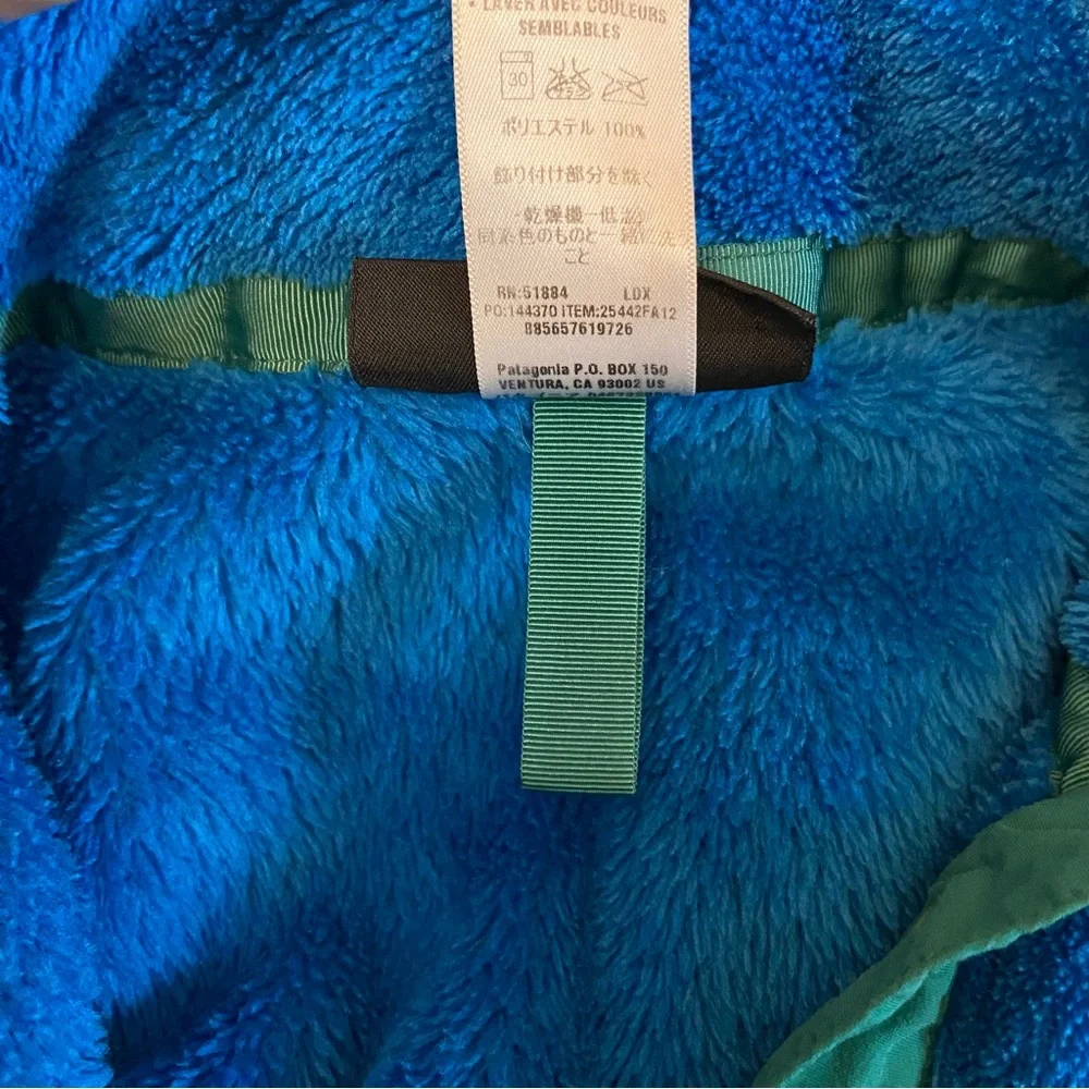 Patagonia Re-Tool Snap T Fleece Pullover PolarTec Thermal Blue Green Size S - Picture 10 of 14